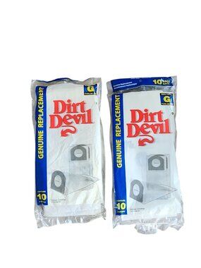 Dirt Devil Hand Vac Style G Paper Vacuum Bags19 total
